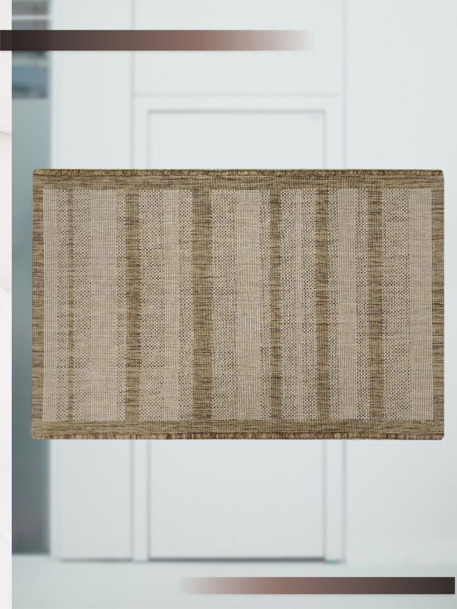 

Коврик придверный прямоугольный 62321 BROWNBEIGE 0,5х0,8 SIDE, 50х80 придверный SIDE