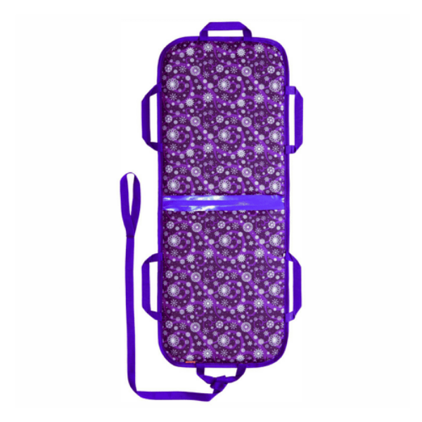 Сноубот V76 складной двухместный фиолетовый