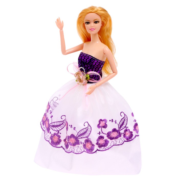 Кукла-модель шарнирная Лиза в платье, МИКС, 5798530W