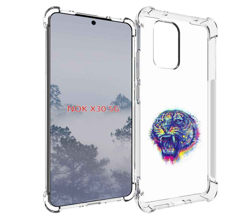 

Чехол MyPads Тигр 2 для Nokia X30 5G, Tocco