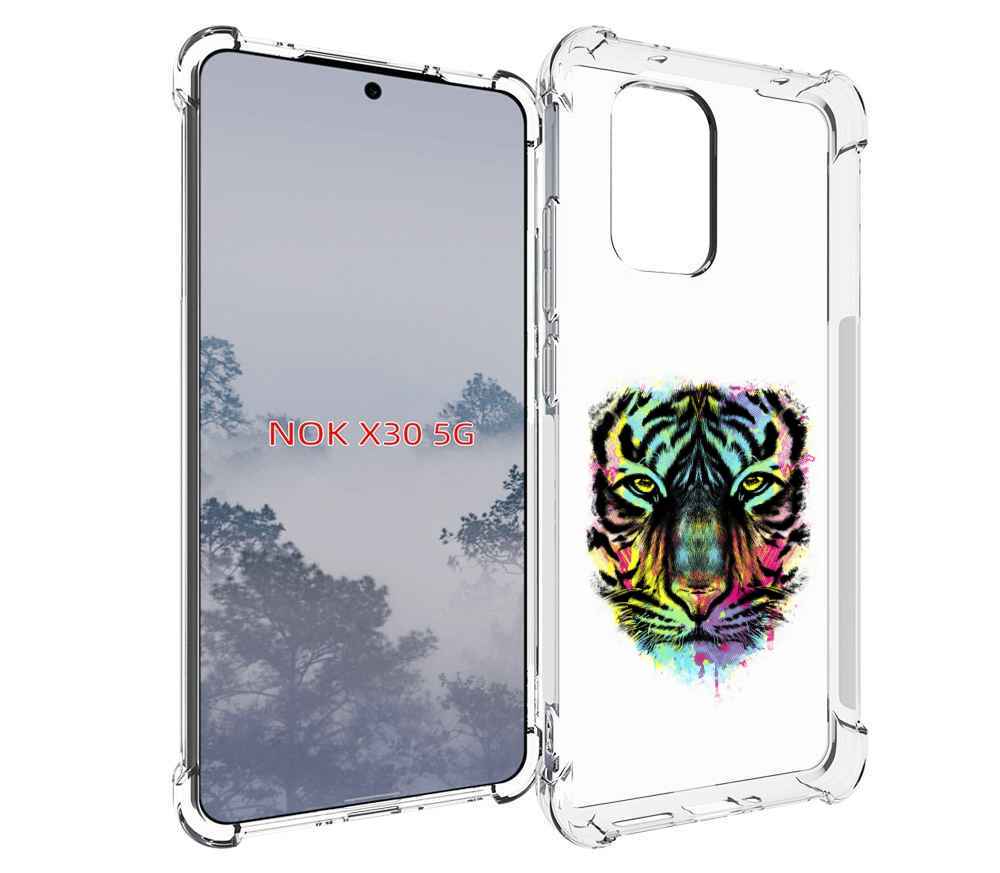 

Чехол MyPads Тигр 1 для Nokia X30 5G, Tocco