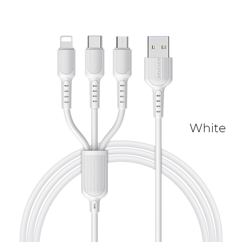 

Кабель usb - usb Borofone 1 м белый