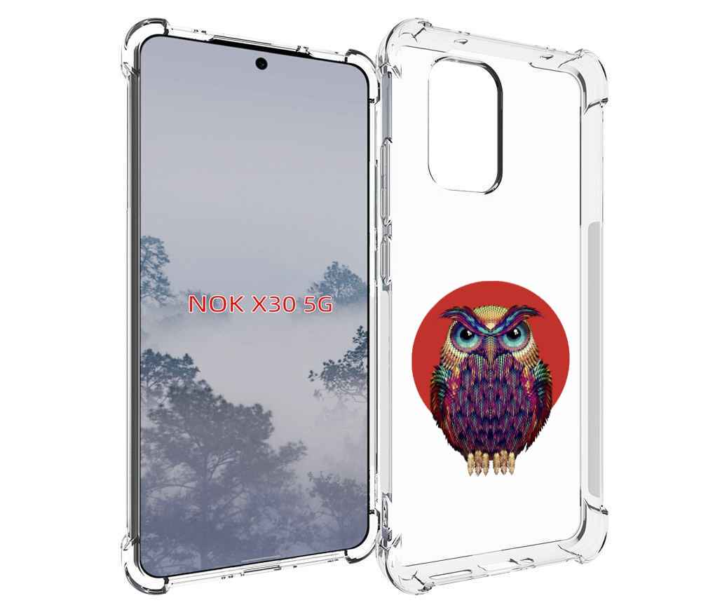 

Чехол MyPads Сова 3 для Nokia X30 5G, Tocco