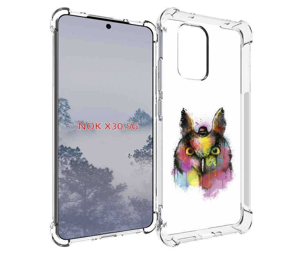 

Чехол MyPads Сова 2 для Nokia X30 5G, Tocco