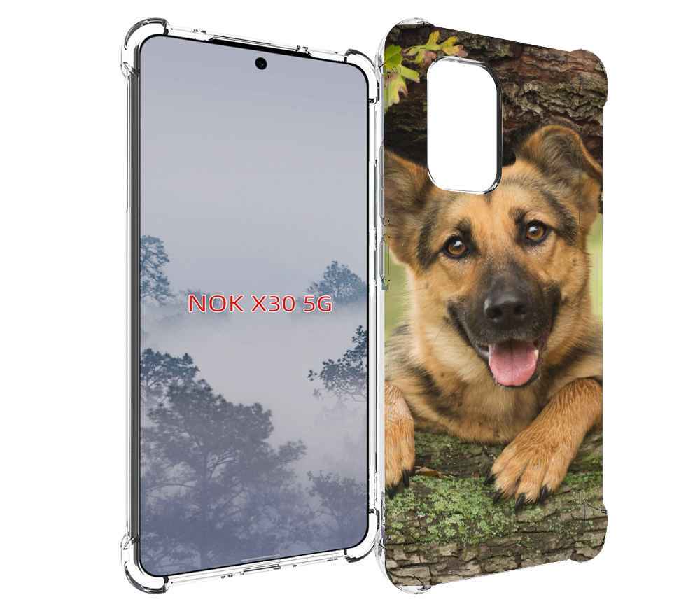 

Чехол MyPads Собака-на-дереве для Nokia X30 5G, Tocco