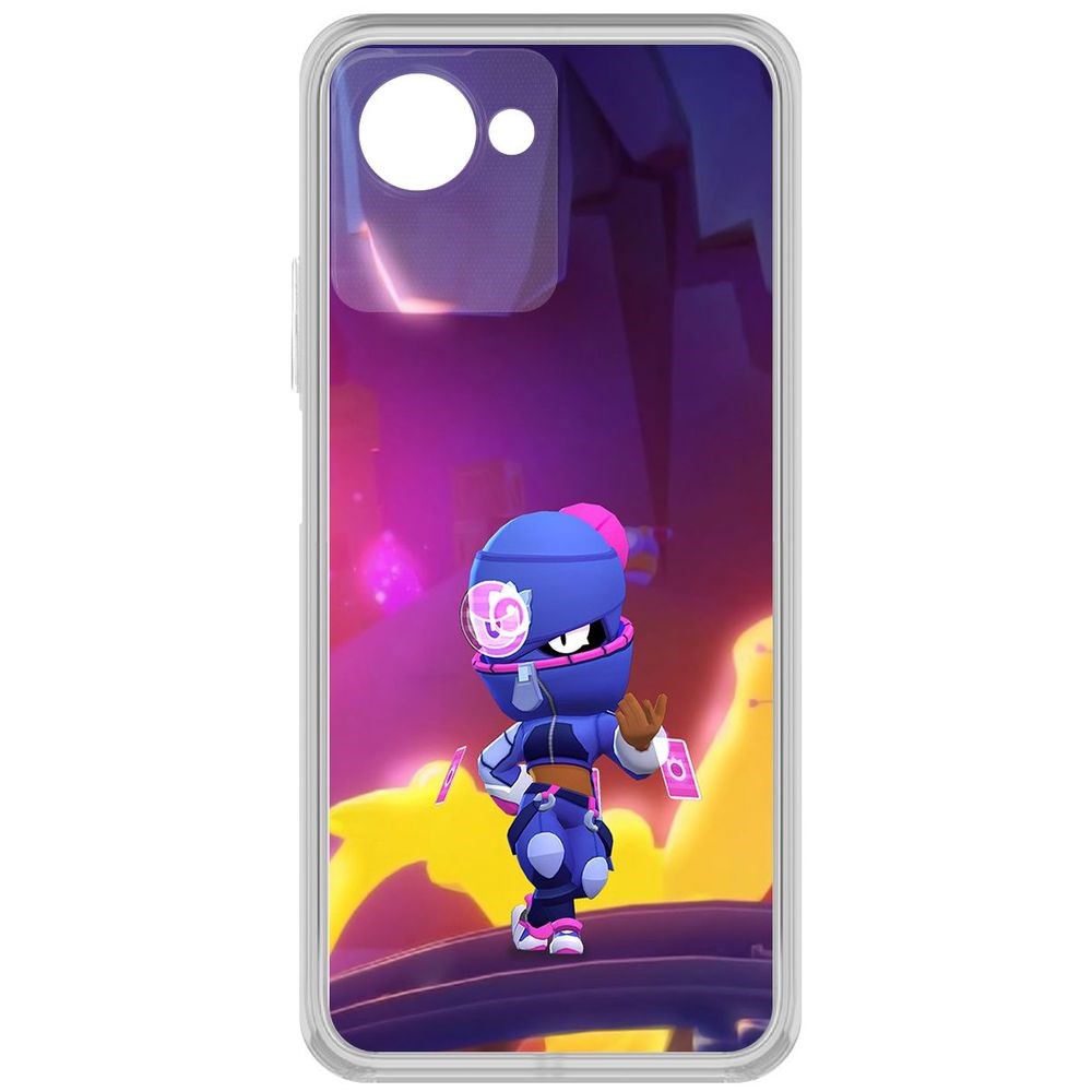 

Чехол-накладка Кейс Brawl Stars-Ниндзя Тара для Realme Narzo 50i Prime, Прозрачный