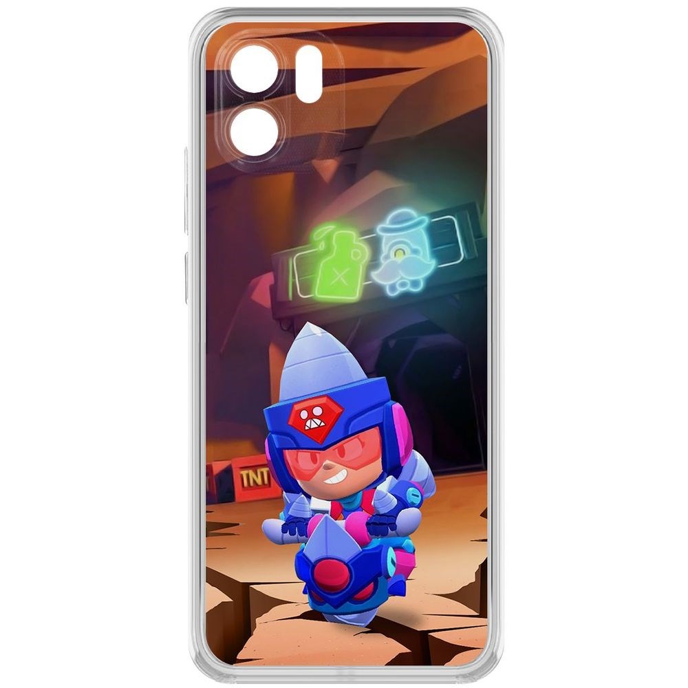 

Чехол-накладка Кейс Brawl Stars-Ультрабурильщица Джеки для Xiaomi Redmi A1
