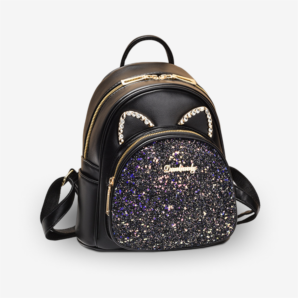 Рюкзак женский LUSAN CC2128-LS036-892 черный, 26х23х16 см