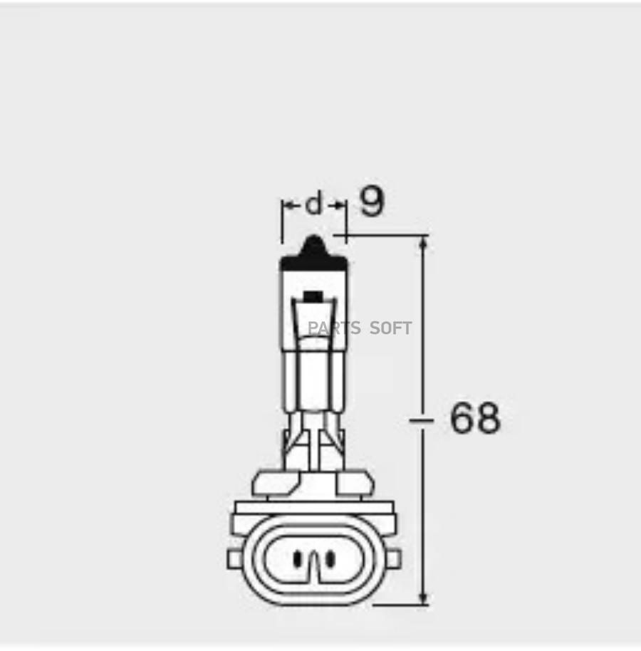 

OSRAM Лампа H272 12V 27W ORIGINAL LINE PGJ13, карт.1 шт. OSRAM 881