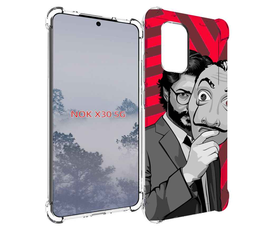 

Чехол MyPads Профессор-бумажый-дом для Nokia X30 5G, Tocco