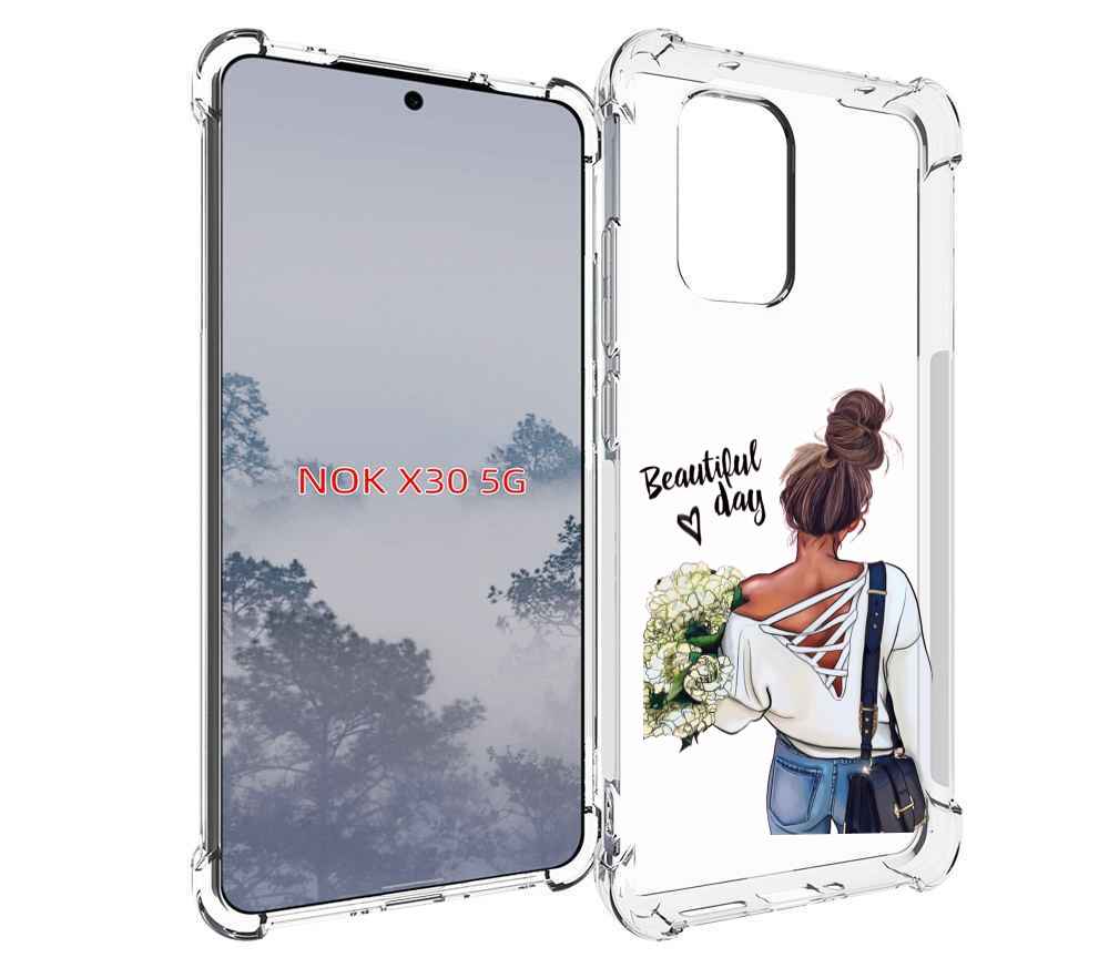 

Чехол MyPads Прекрасный-день для Nokia X30 5G, Tocco