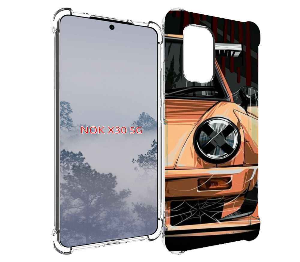 

Чехол MyPads Порш мужской для Nokia X30 5G, Tocco