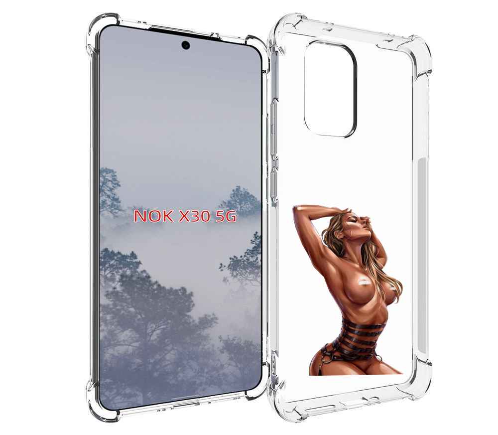 

Чехол MyPads Портупея денский для Nokia X30 5G, Tocco