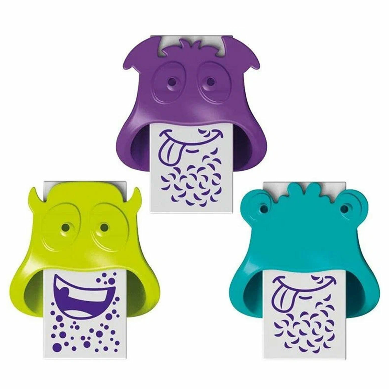 

Ластик MAPED Little Monster, 65х12,5х18 мм, пластиковый футляр в виде монстра 30 шт