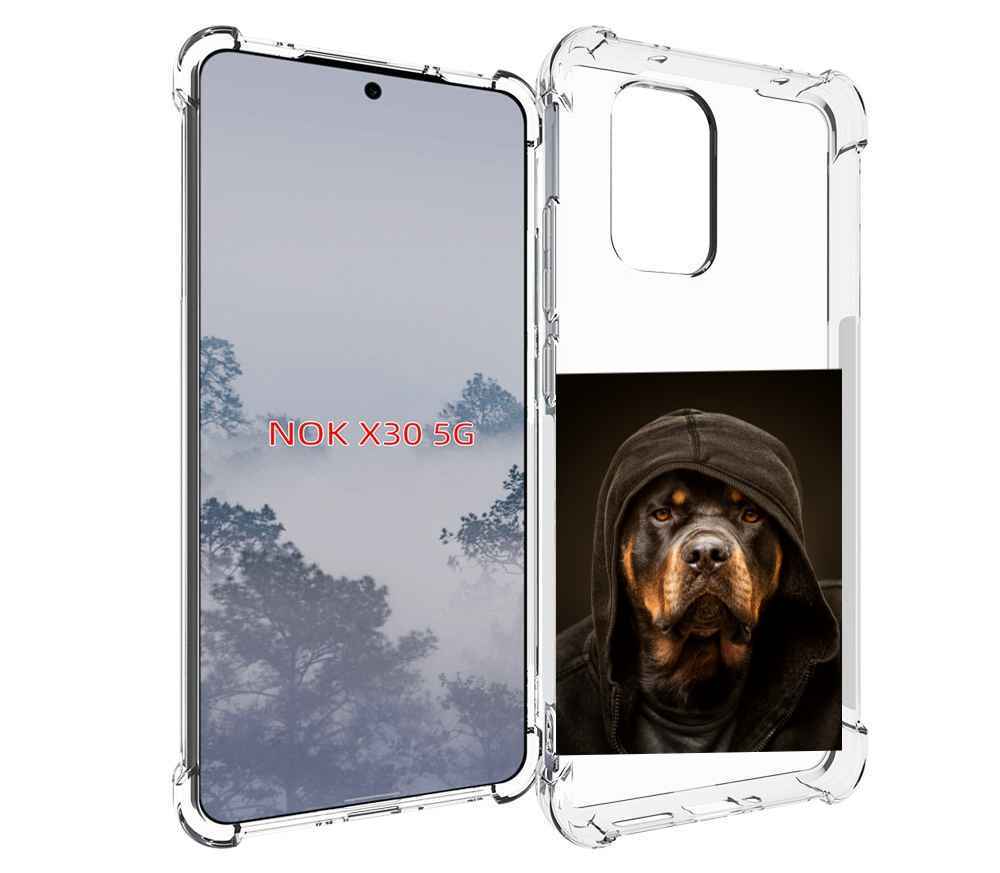 

Чехол MyPads Пес-барбос для Nokia X30 5G, Tocco