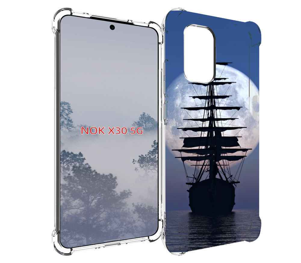 

Чехол MyPads Парус-в-море для Nokia X30 5G, Tocco