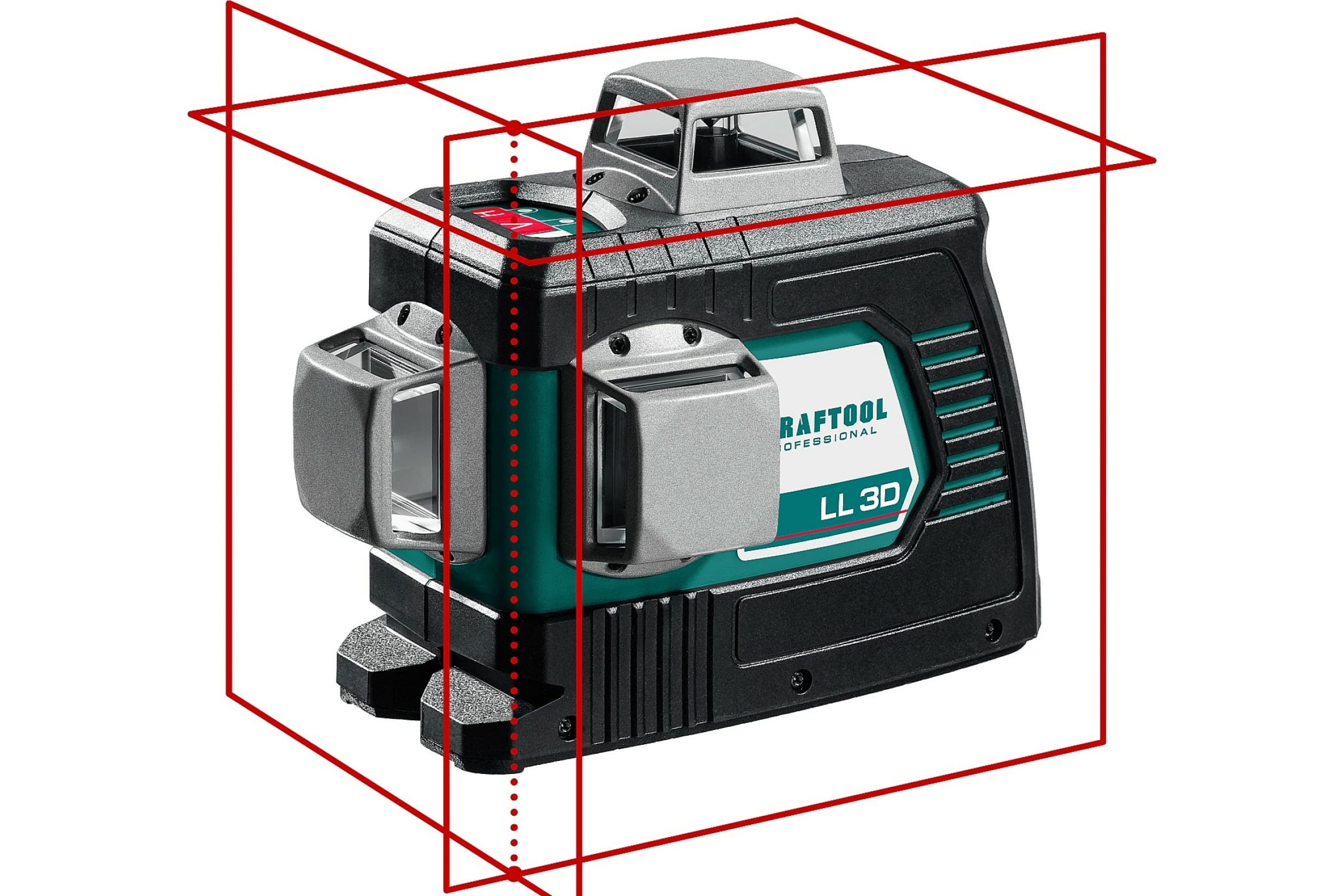 фото Лазерный нивелир kraftool ll 3d, в коробке