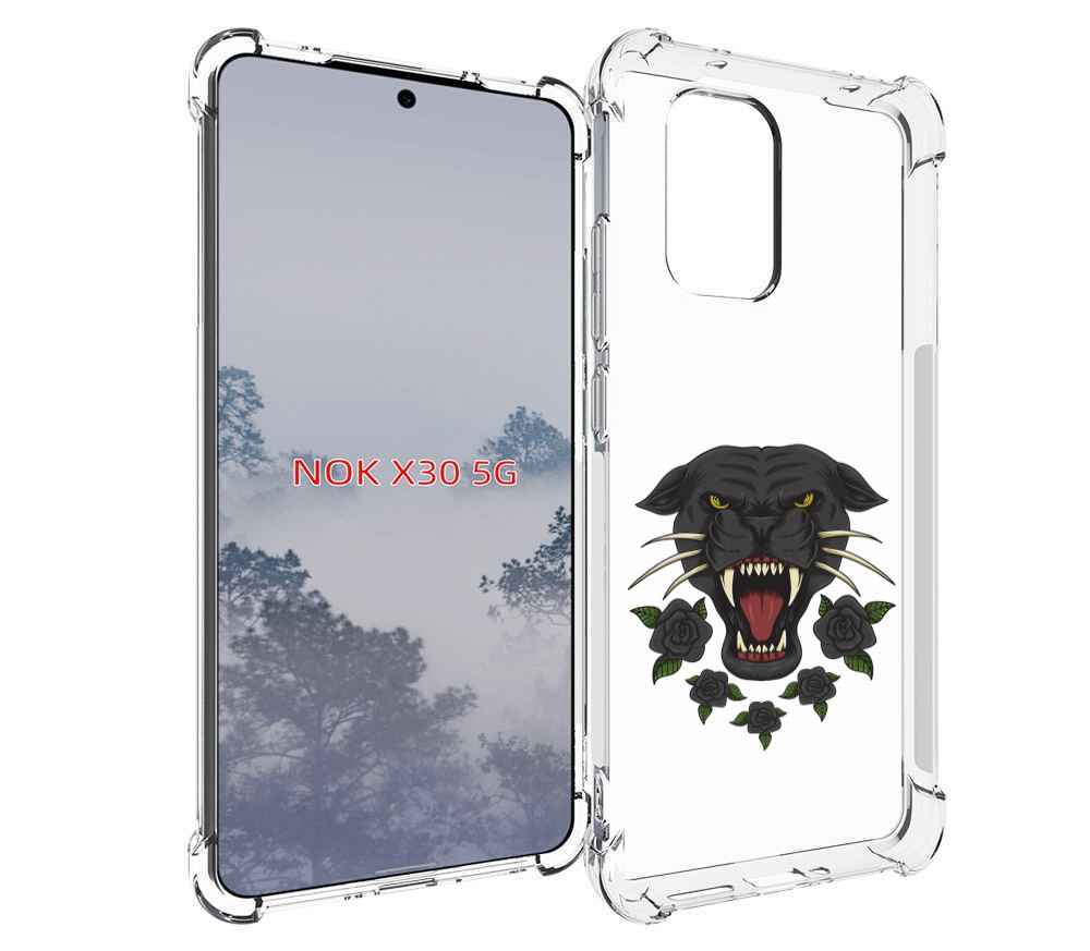 

Чехол MyPads Пантера для Nokia X30 5G, Tocco
