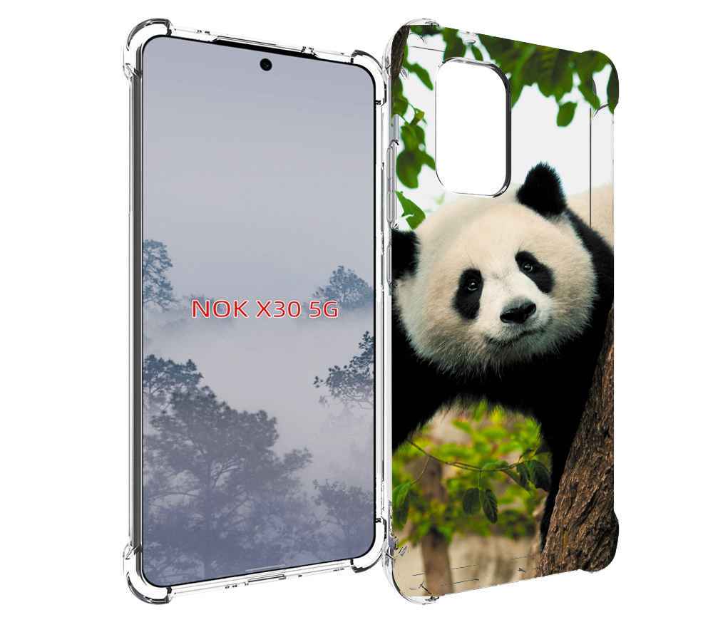 

Чехол MyPads Панда-на-дереве для Nokia X30 5G, Tocco
