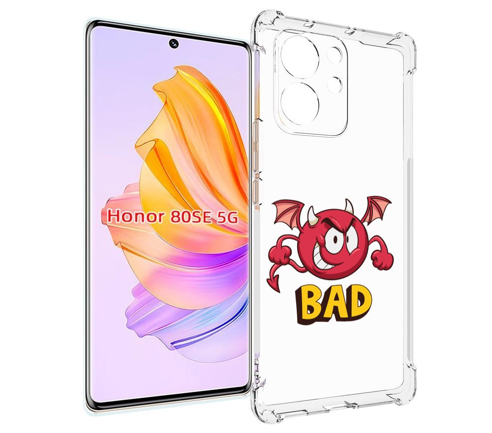 

Чехол MyPads плохой для Honor 80 SE, Прозрачный, Tocco