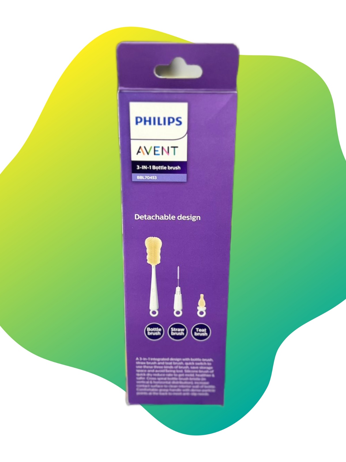 Щетка для бутылок Philips Avent 3in1 BBL70453 3580₽