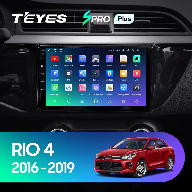 Штатная магнитола Teyes SPRO Plus 432 Kia RIO 4 2016-2019 Тип-B 3634000₽