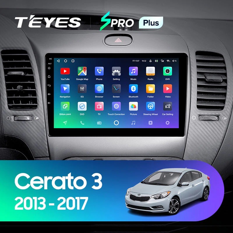 Штатная магнитола Teyes SPRO Plus 432 Kia Cerato 3 YD 2013-2017 Тип-C 3473000₽