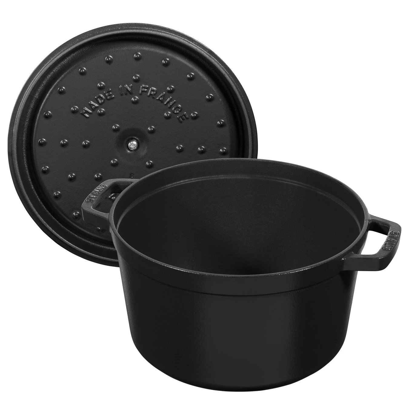 

Кокот высокий STAUB круглый 24 см 4,7 л черный, STAUB LA COCOTTE
