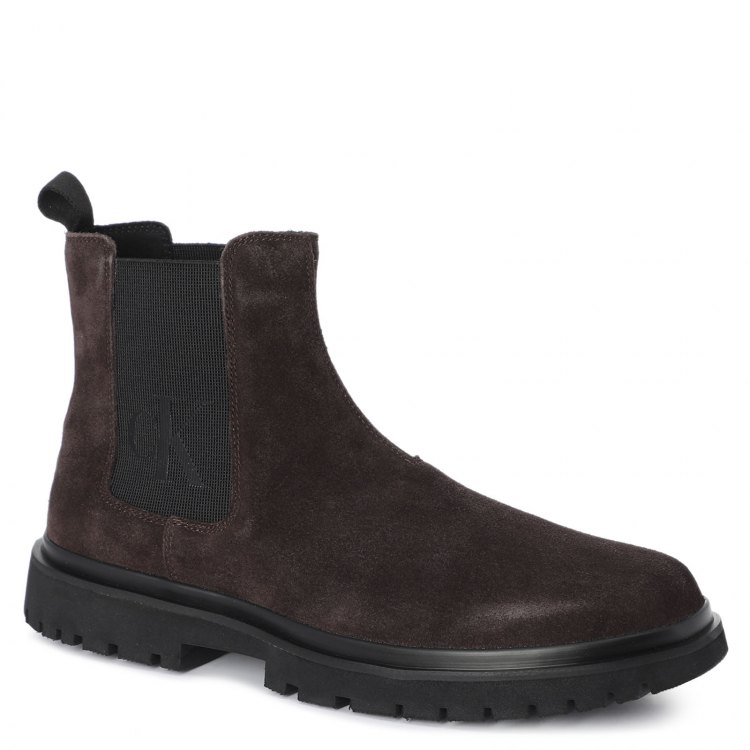 фото Мужские ботинки челси calvin klein jeans lug mid chelsea boot цв. темно-коричневый 45 eu