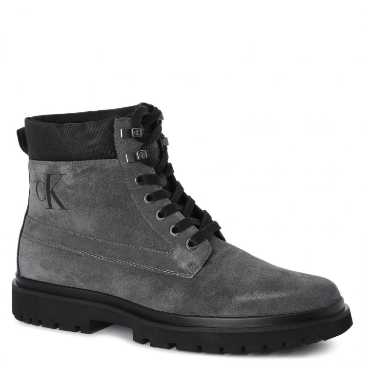 фото Мужские ботинки calvin klein jeans lug mid laceup boot hike цв. темно-серый 45 eu