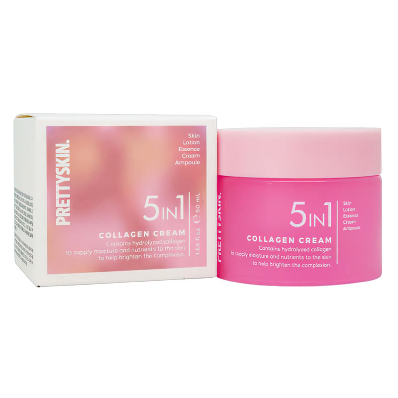 Универсальный крем Pretty Skin 5 в 1 Collagen Cream с коллагеном 715₽