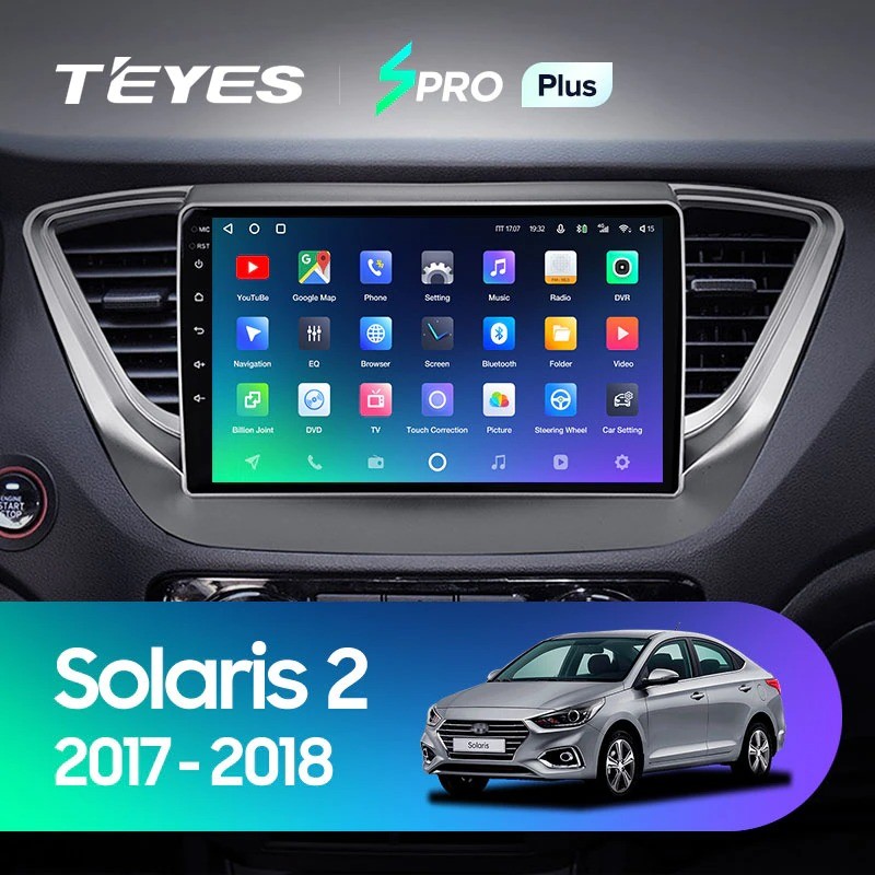 Штатная магнитола Teyes SPRO Plus 464 Hyundai Solaris 2 2017-2018 Тип-B 3260000₽