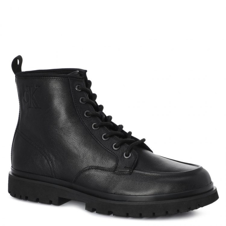 фото Мужские ботинки calvin klein jeans lug mid laceup boot ym0ym00269 цв. черный 42 eu