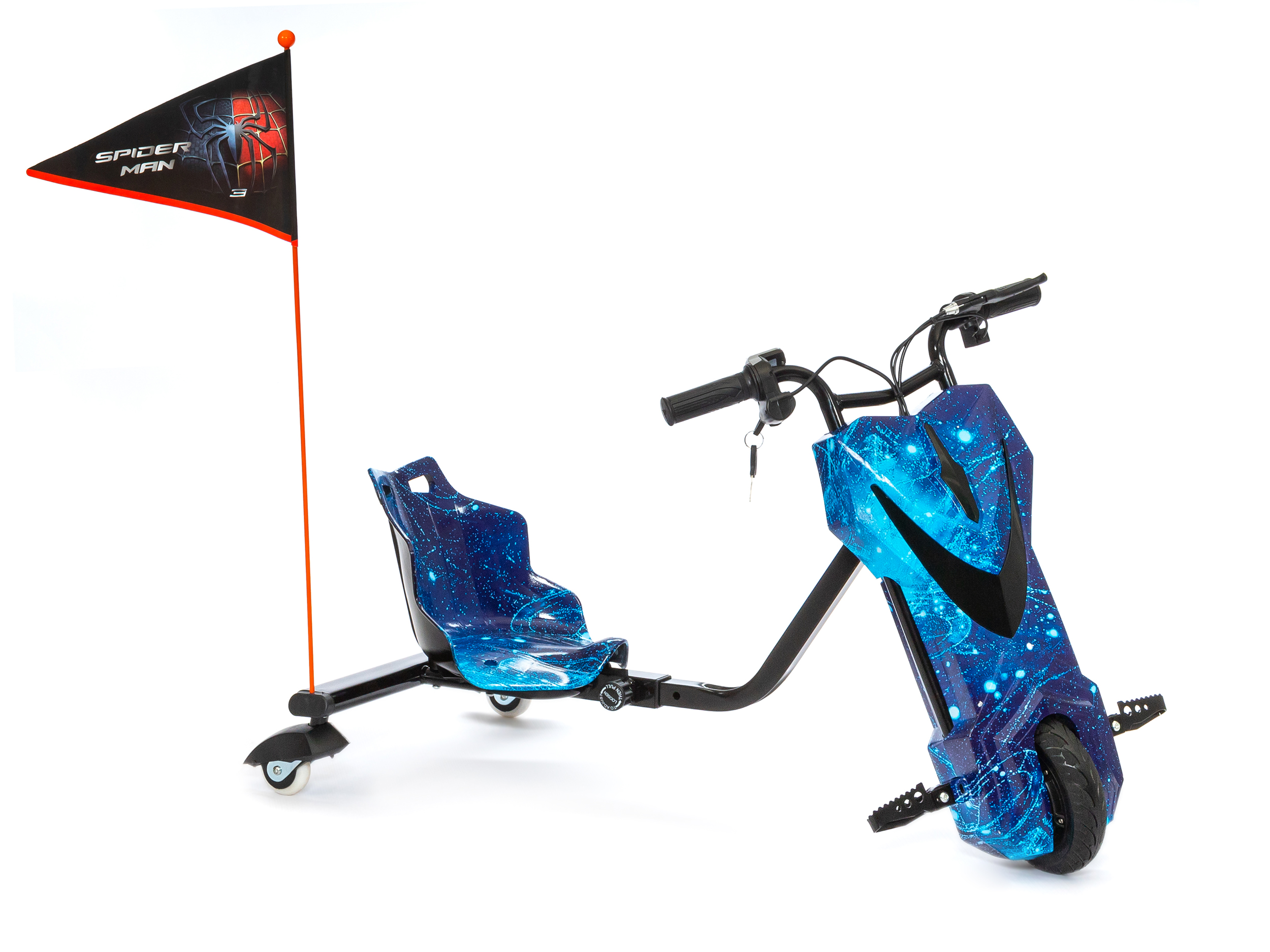 Дрифт карт детский GlobalDrive 36V/4.0AH синий / черный