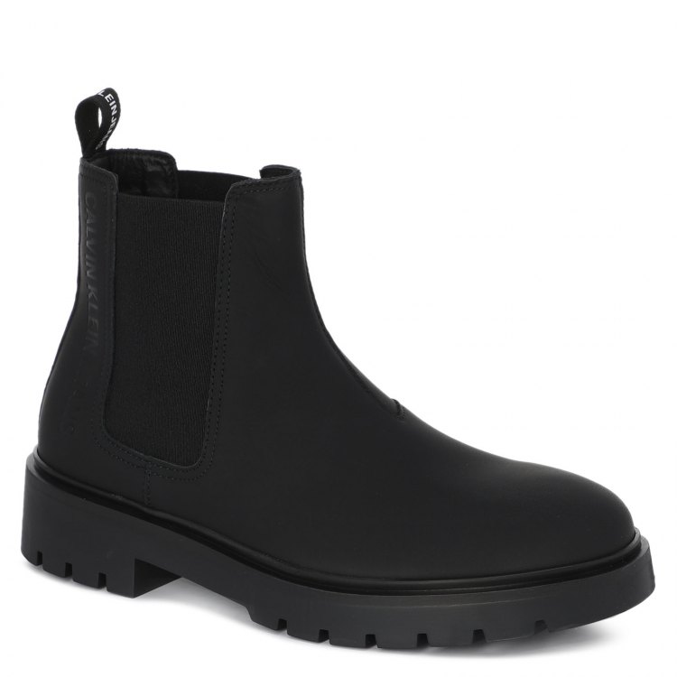 фото Мужские ботинки челси calvin klein jeans combat mid chelsea boot цв. черный 45 eu