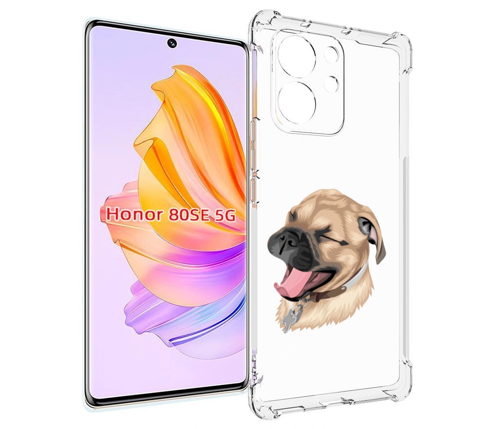 

Чехол MyPads очень-довольная-собака для Honor 80 SE, Прозрачный, Tocco