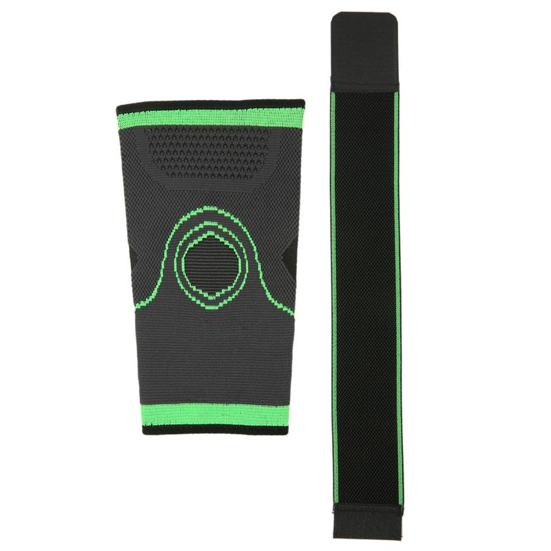 Компрессионный суппорт локтевого сустава для фиксации локтя Rokea Elbow Support, зеленый