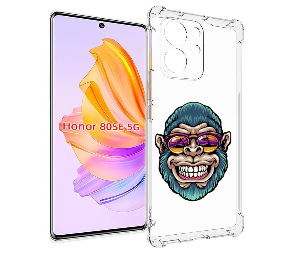 

Чехол MyPads обезьяна улыбается для Honor 80 SE, Прозрачный, Tocco