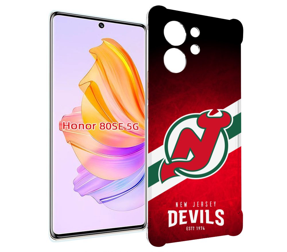 

Чехол MyPads нью джерси девилз для Honor 80 SE, Прозрачный, Tocco