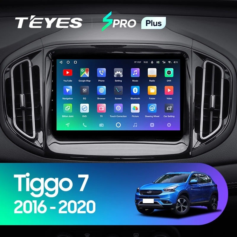 Штатная магнитола Teyes SPRO Plus 6128 Chery Tiggo 7 2016-2020 F1 3850000₽