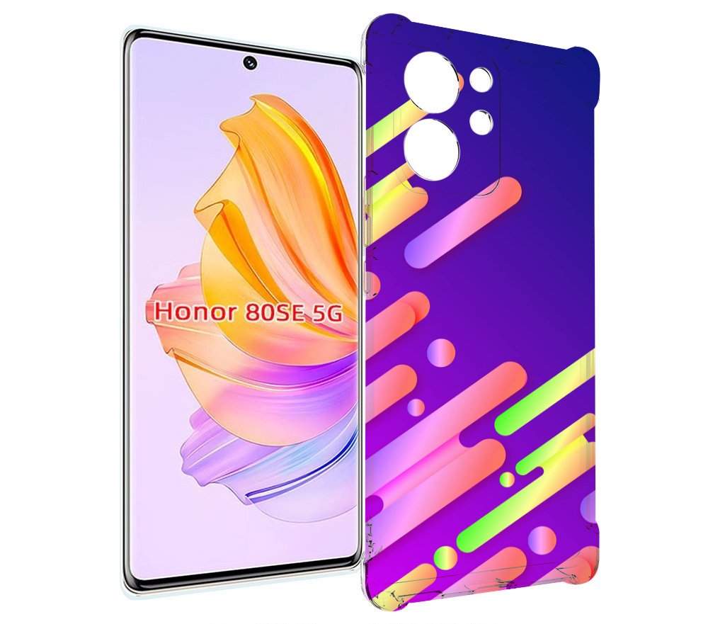 

Чехол MyPads неоновый-фон для Honor 80 SE, Прозрачный, Tocco
