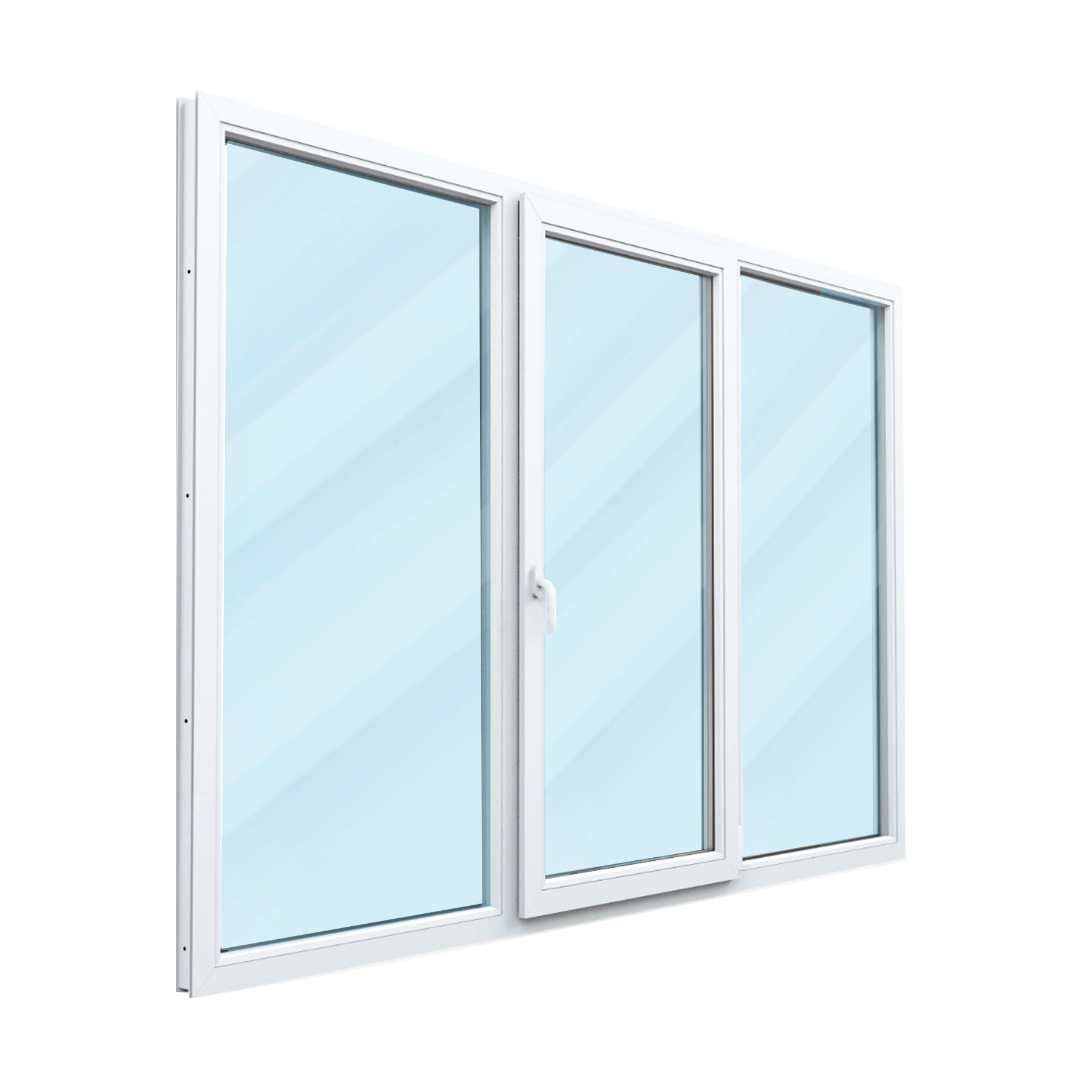 

Окно BAUTEX ширина 1700мм, высота 1200мм, трехстворчатое