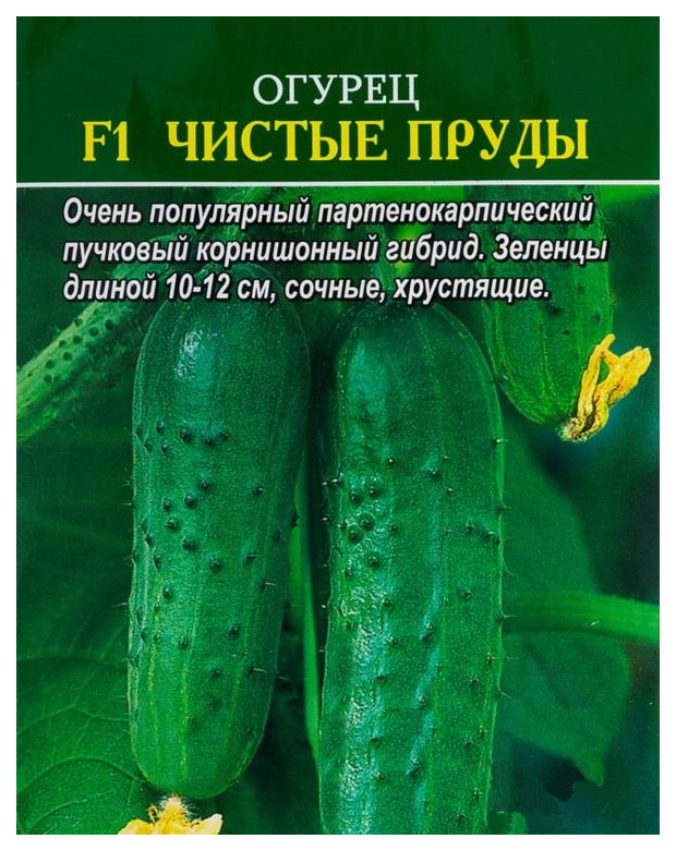 

Семена огурец Евросемена Чистые пруды F1 17639 1 уп.