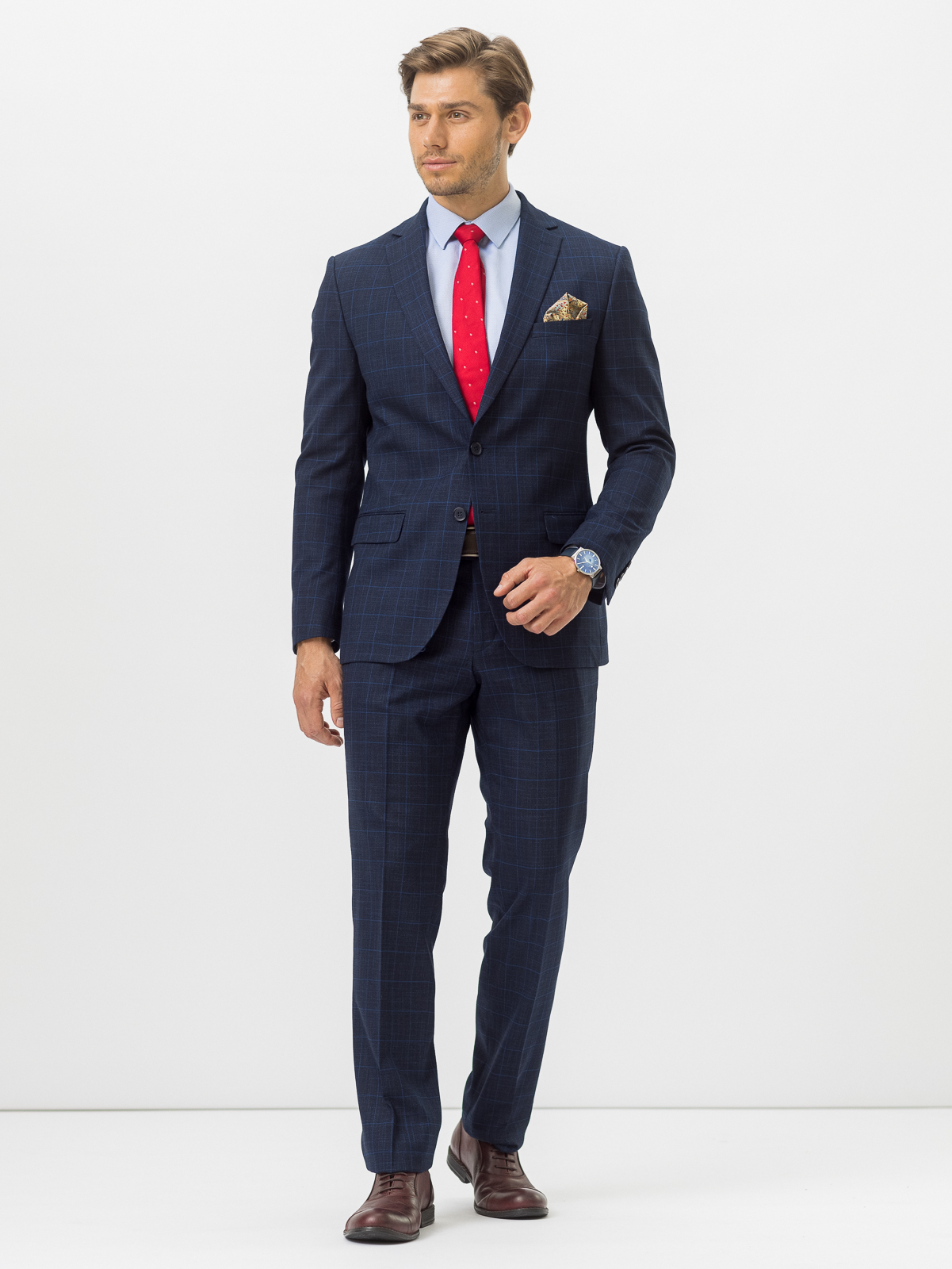 Костюм мужской Marc De Cler Ks2190.25129 синий 56/176 RU