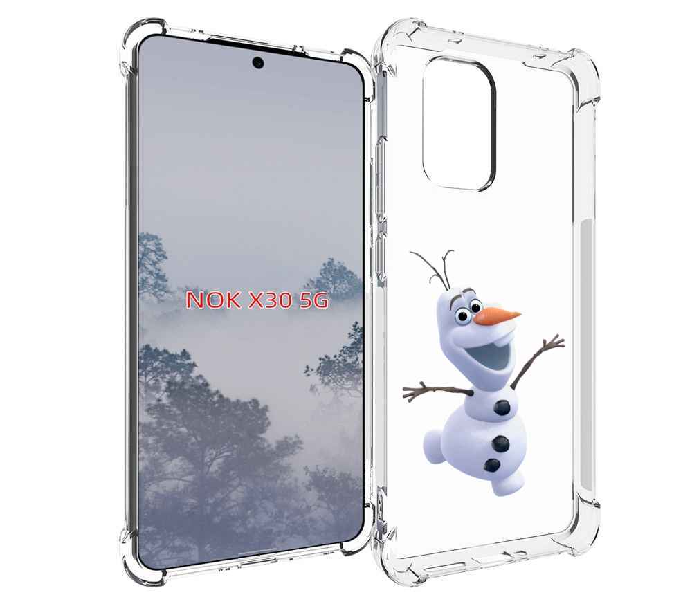 

Чехол MyPads Олаф-холодное-сердце для Nokia X30 5G, Tocco