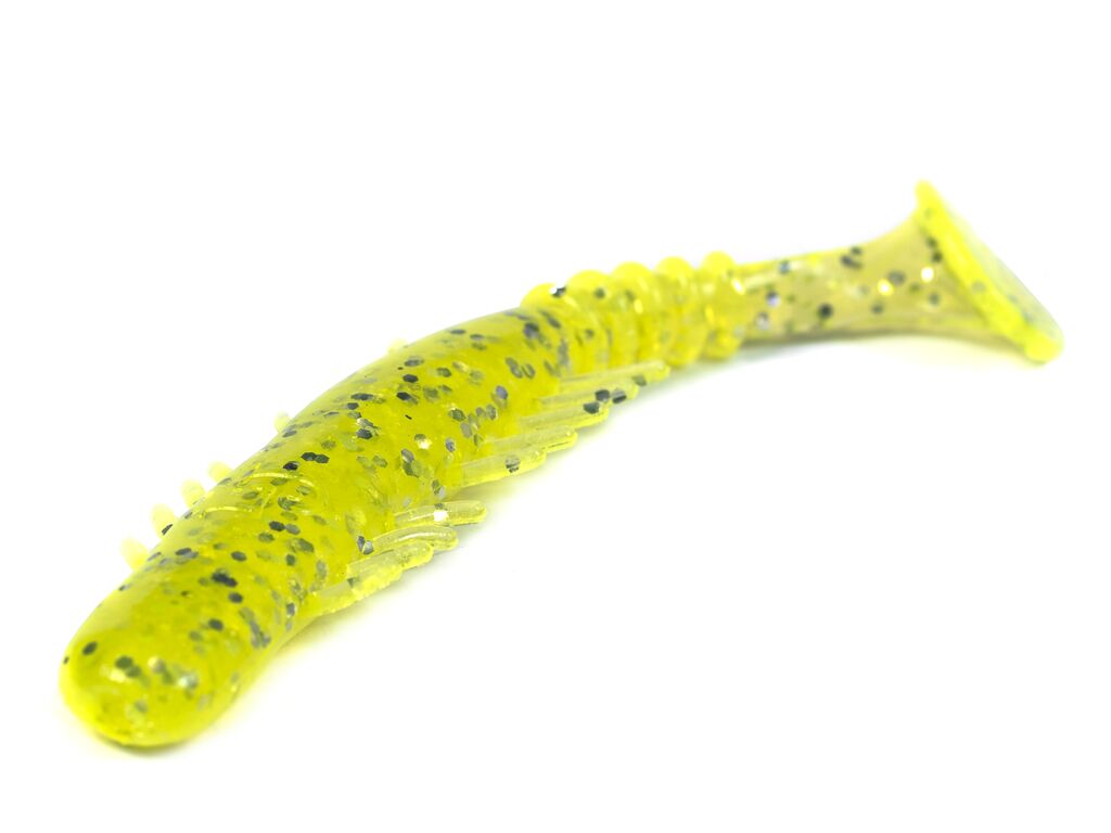 

Силиконовая приманка Lucky John Pro Series Bugsy Shad 100 мм, 071, 5 шт., Зеленый, Pro Series Bugsy Shad