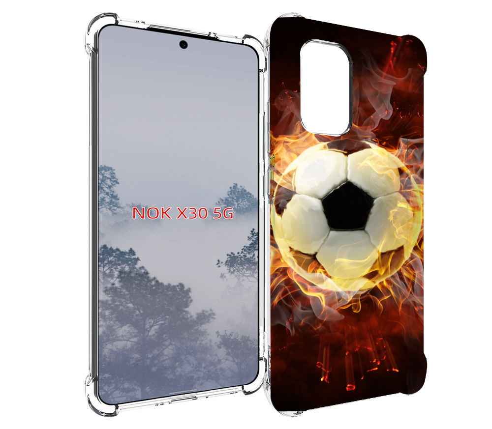

Чехол MyPads Огненный-мяч для Nokia X30 5G, Tocco
