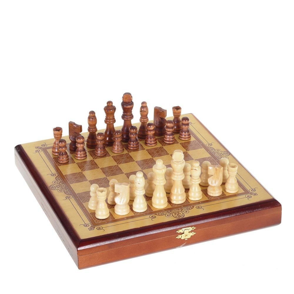 фото Игра настольная шахматы. золотистые ремекоклаб