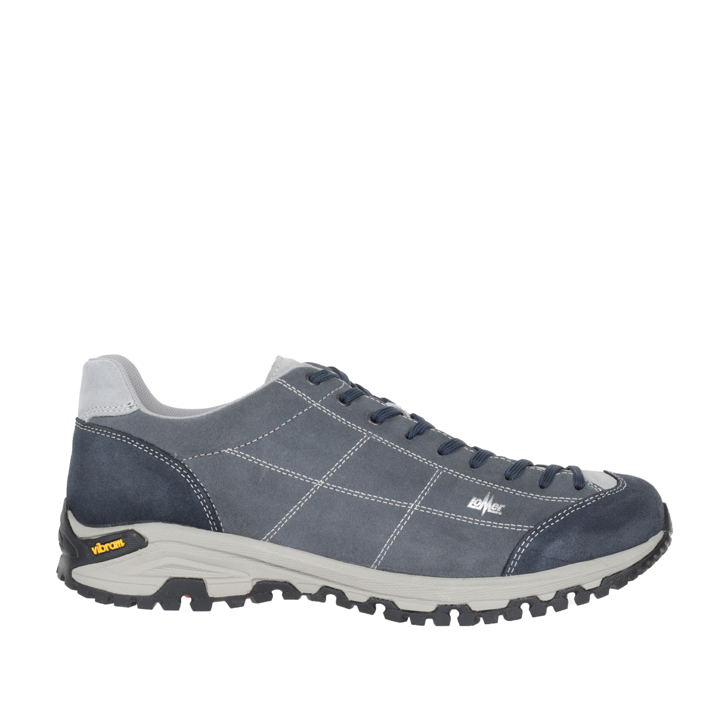 

Полуботинки мужские Lomer Maipos Suede Cotton серые 45 EU, Серый, Maipos Suede Cotton