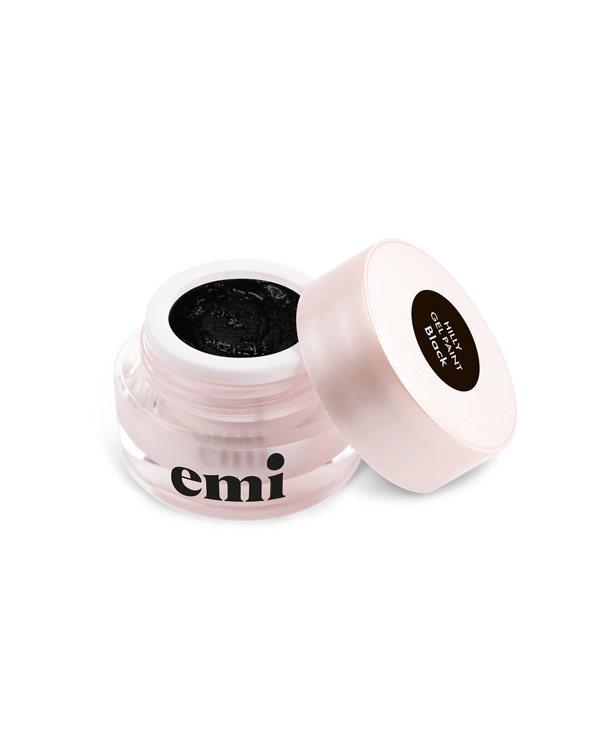 Гель для дизайна ногтей Emi Hilly gel paint №001 Black 5 г узоры для вязания крючком красивые мотивы и техника моделирования для дизайна стильных вязаных вещей